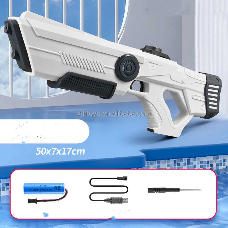 Electric Water Gun – Rechargeable Automatic Water Blaster for Kids
