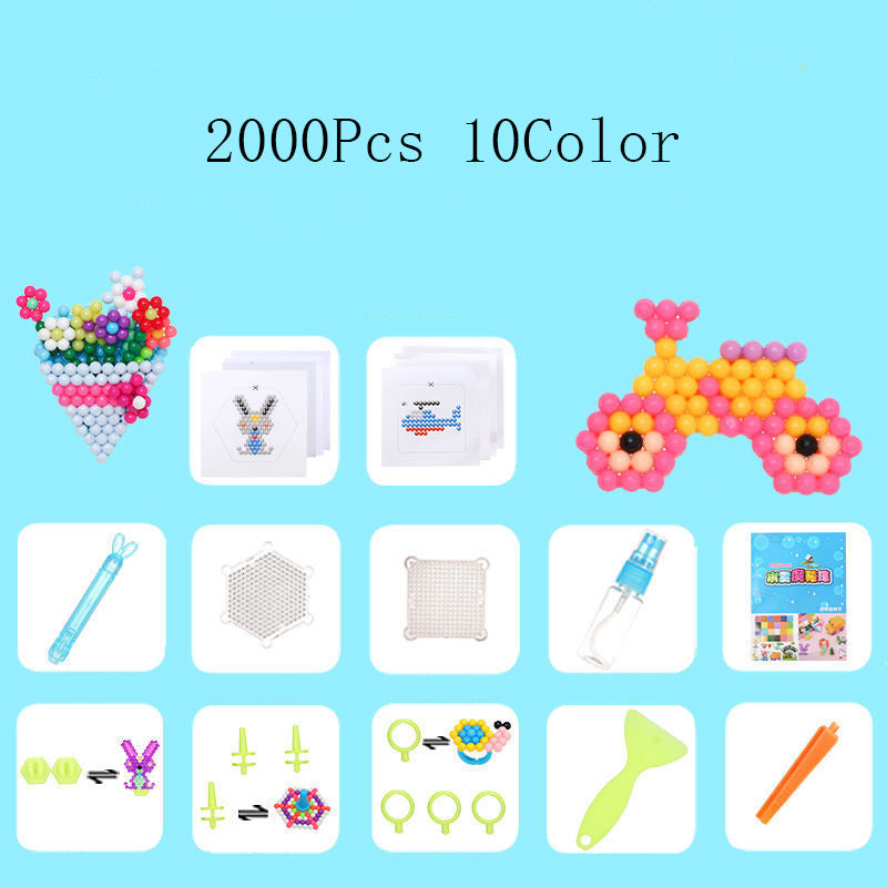 Static Plastic Toys Beads Set – 6000 Pieces | 30 Colors 🎨🧩