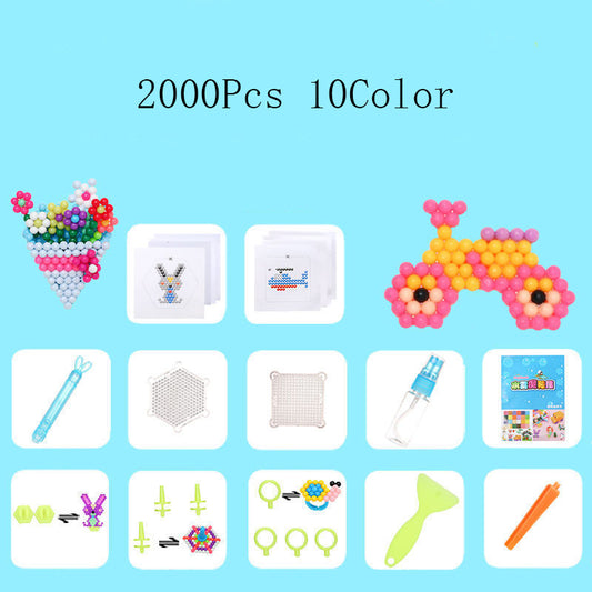 Static Plastic Toys Beads Set – 6000 Pieces | 30 Colors 🎨🧩