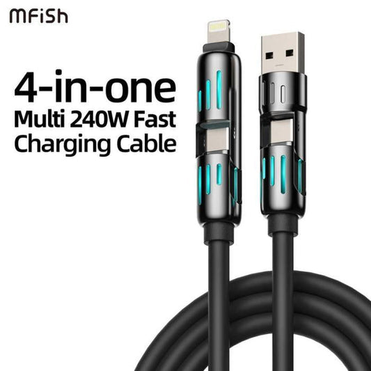 4-in-1 Multi USB Charging Cable – Fast Charging