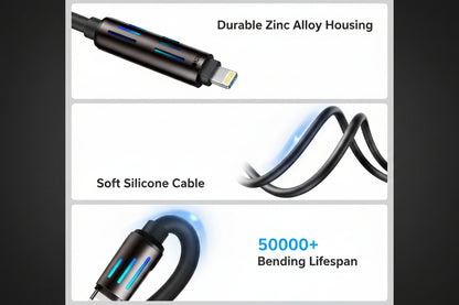 4-in-1 Multi USB Charging Cable – Fast Charging