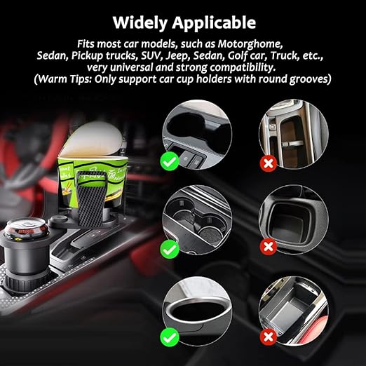 2-in-1 Multifunction Car Cup Holder