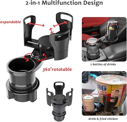 2-in-1 Multifunction Car Cup Holder