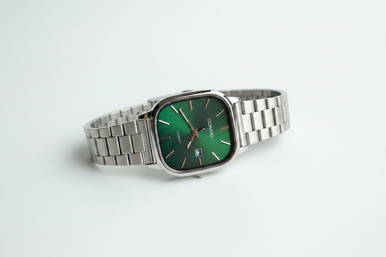 Casio Square Watch for Men – Luxury Quartz