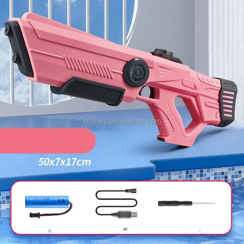 Electric Water Gun – Rechargeable Automatic Water Blaster for Kids