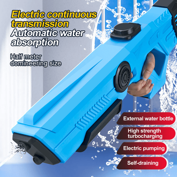 Electric Water Gun – Rechargeable Automatic Water Blaster for Kids