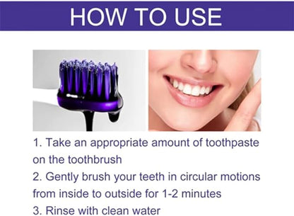 Purple Whitening Toothpaste – Brighten Your Smile Every Day 💜🦷