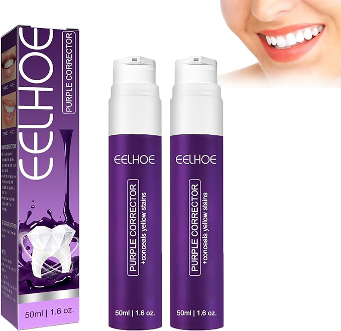 Purple Whitening Toothpaste – Brighten Your Smile Every Day 💜🦷