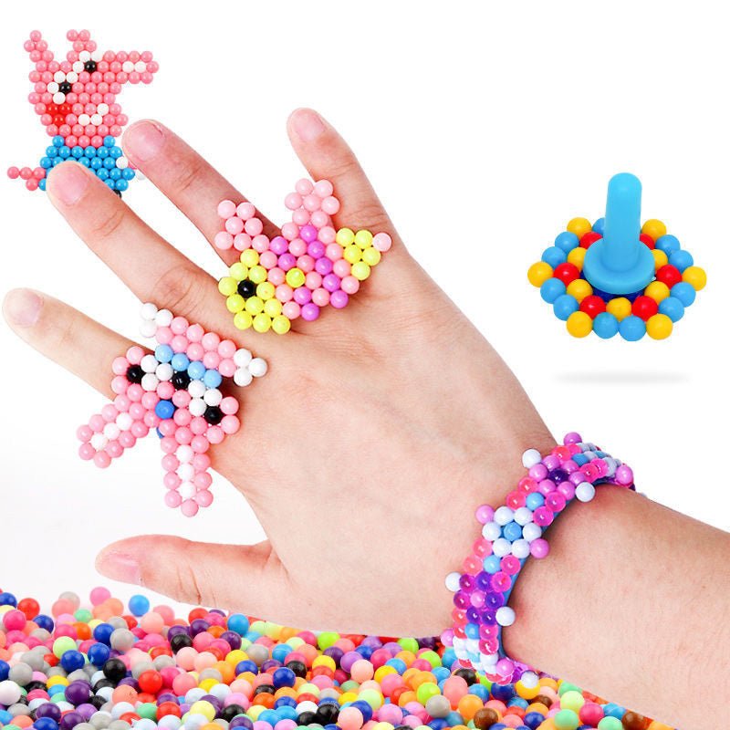 Static Plastic Toys Beads Set – 6000 Pieces | 30 Colors 🎨🧩